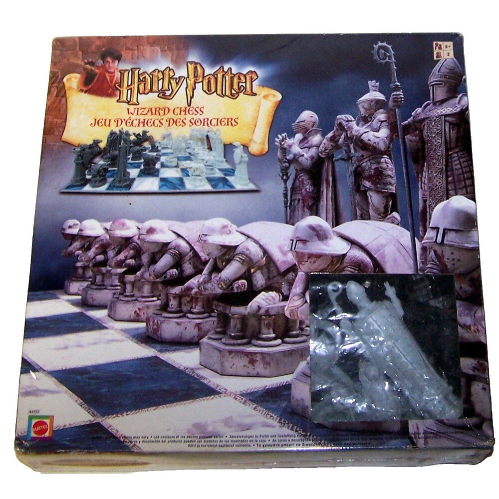 Harry Potter Wizards Chess Set  Complete Resealed Game 2002 Mattel 43533